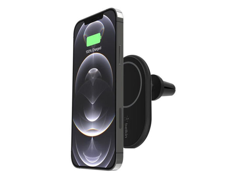 Belkin BOOST CHARGEª Magnetic wireless Car Vent Mount + Car Charger CLA Black
