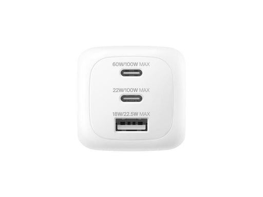 Belkin BOOSTCHARGE 100w 2C1A Wall Charger w interchangable plug tips UK EU US