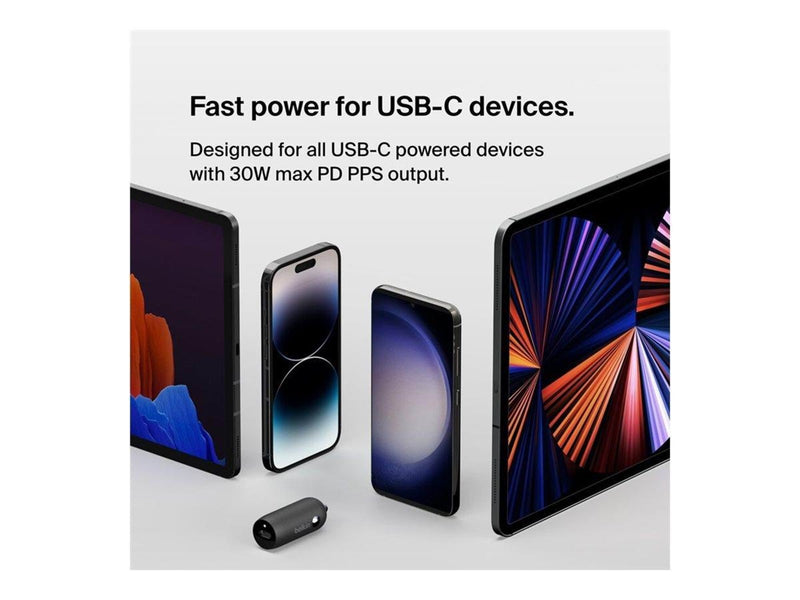 Belkin BoostCharge 30W USB-C Car Charger