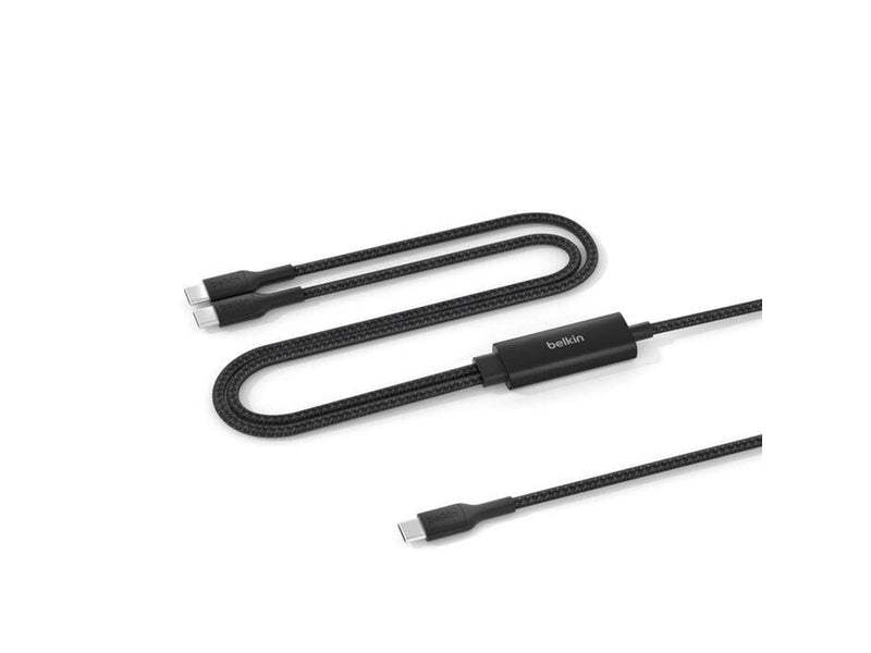 Belkin BoostCharge Pro 140W Dual USB-C Cable - 1.5m - Black