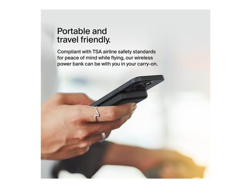 Belkin BoostCharge Pro wireless power bank - magnetic with Qi2 - 24 pin USB-C - 15 Watt