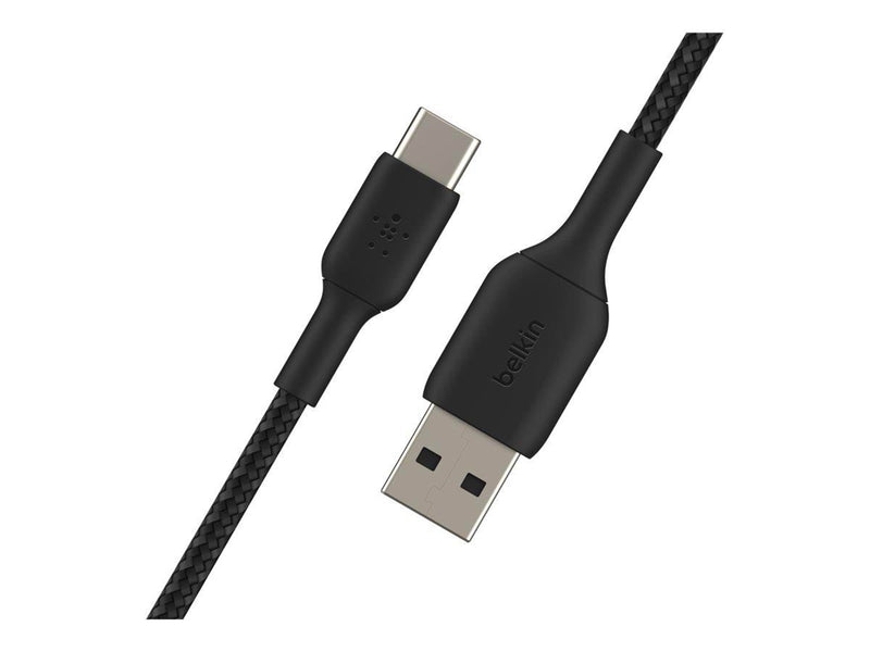 Belkin BoostCharge USB-A to USB-C Cable - Braided - 2m - Black