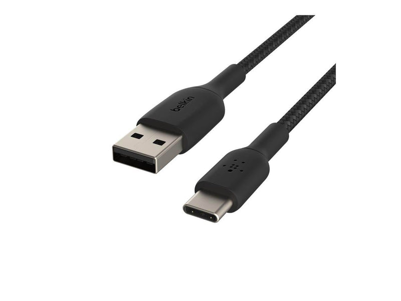 Belkin BoostCharge USB-A to USB-C Cable - Braided - 2m - Black