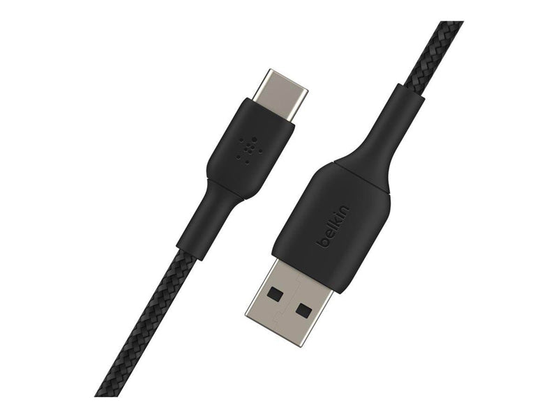 Belkin BoostCharge USB-A to USB-C Cable - Braided - 2m - Black