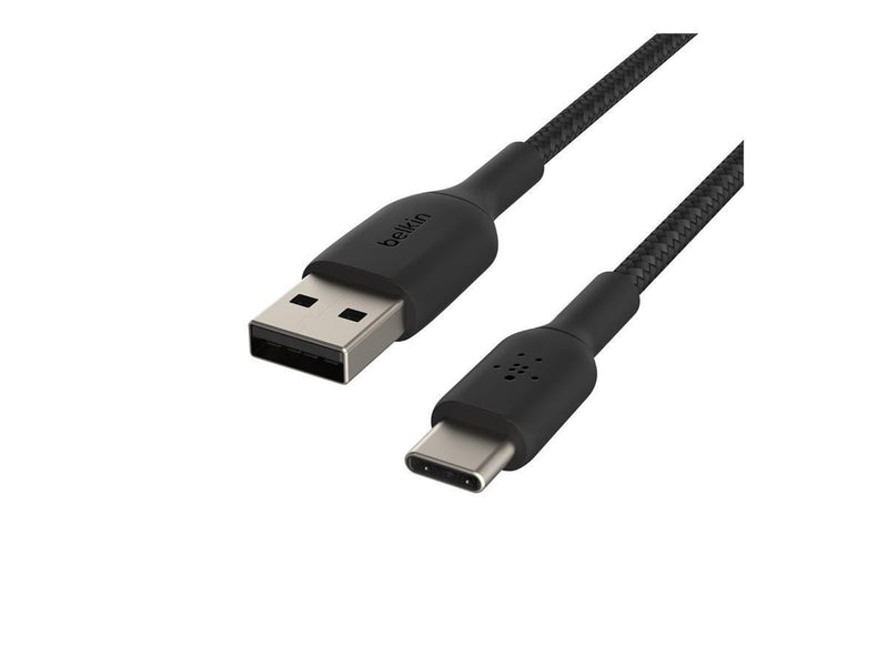 Belkin BoostCharge USB-A to USB-C Cable - Braided - 2m - Black