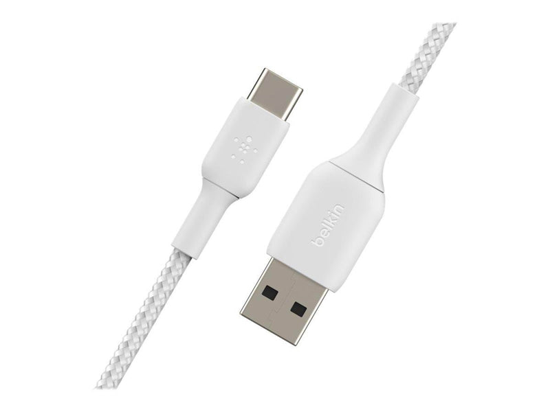 Belkin BoostCharge USB-A to USB-C Cable - Braided - 2m - White