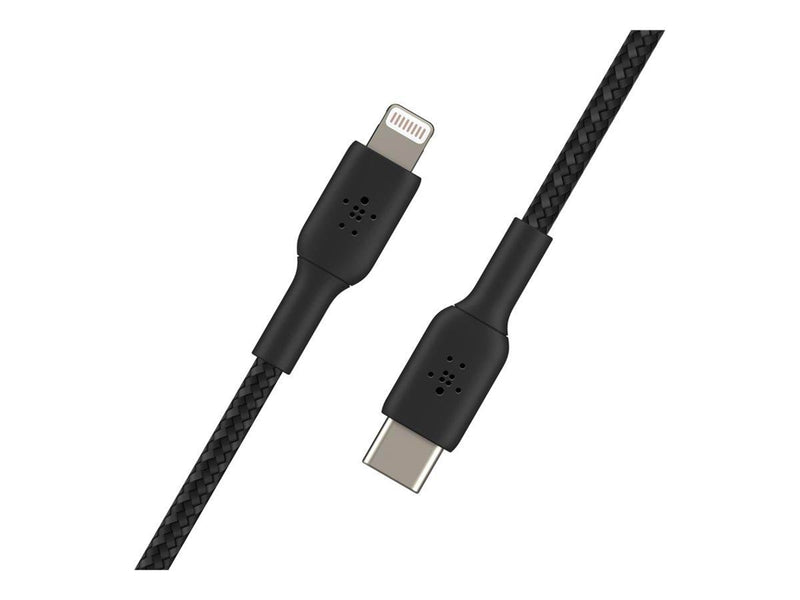 Belkin BoostCharge USB-C to Lightning Cable - Braided - 2m - Black