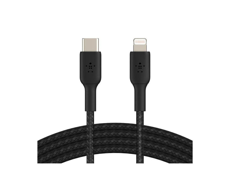 Belkin BoostCharge USB-C to Lightning Cable - Braided - 2m - Black
