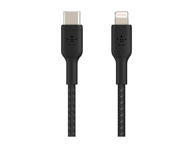 Belkin BoostCharge USB-C to Lightning Cable - Braided - 2m - Black