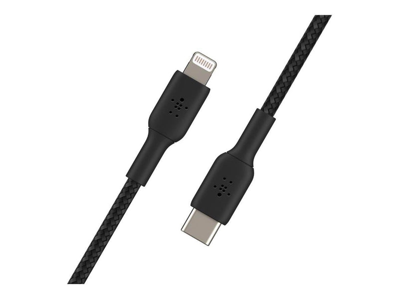 Belkin BoostCharge USB-C to Lightning Cable - Braided - 2m - Black
