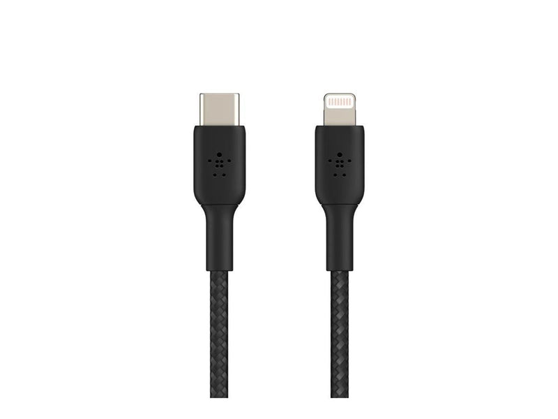 Belkin BoostCharge USB-C to Lightning Cable - Braided - 2m - Black