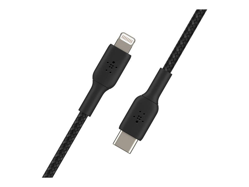 Belkin BoostCharge USB-C to Lightning Cable - Braided - 2m - Black