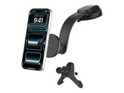 Belkin BoostCharge car wireless charging holder - magnetic with air vent and dash mount + car power adapter - 15 Watt
