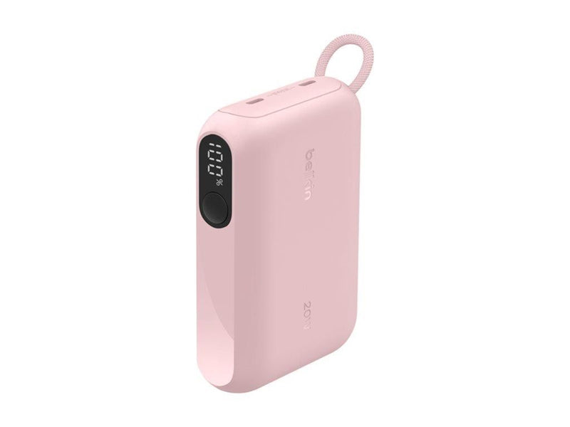 Belkin BoostCharge power bank - with display - 24 pin USB-C - 20 Watt - 10000 mAh