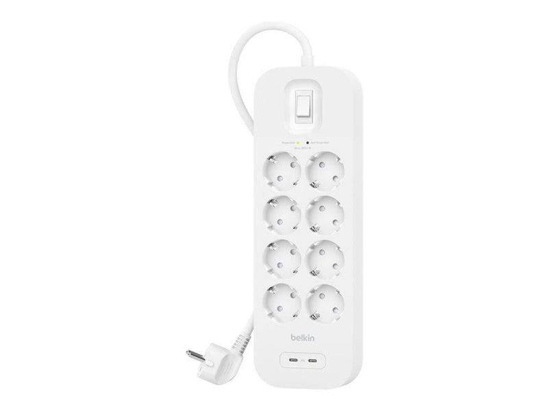 Belkin Connect - surge protector - with 2 USB-C ports