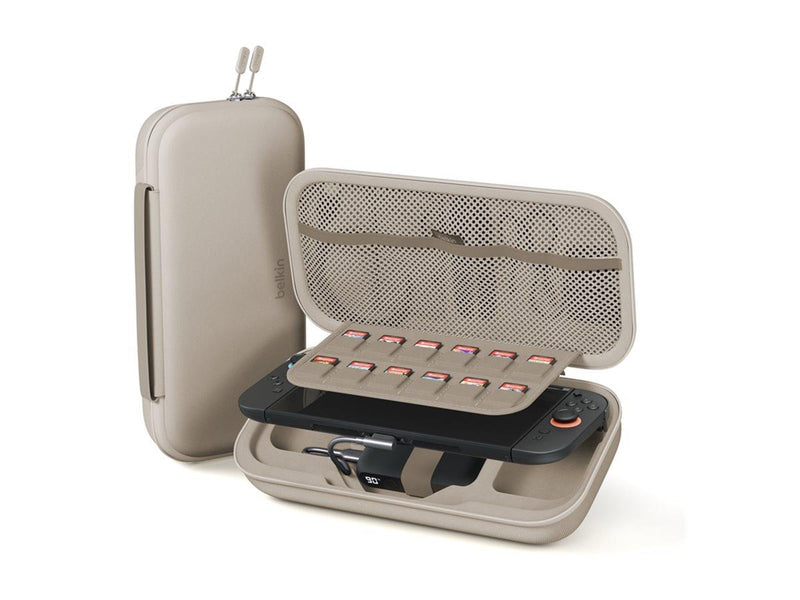 Belkin Gaming: Charging Case w/ 10k power bank - Nintendo Switch - Sand