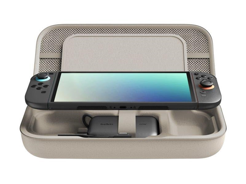 Belkin Gaming: Charging Case w/ 10k power bank - Nintendo Switch - Sand