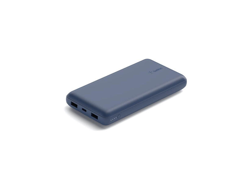 Belkin Power Bank 20K USB-A and USB-C 15W blue - 20000 mAh