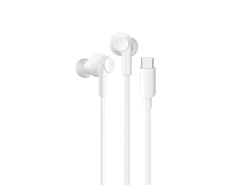 Belkin SoundForm ANC Wired Eearbuds (USB-C) White