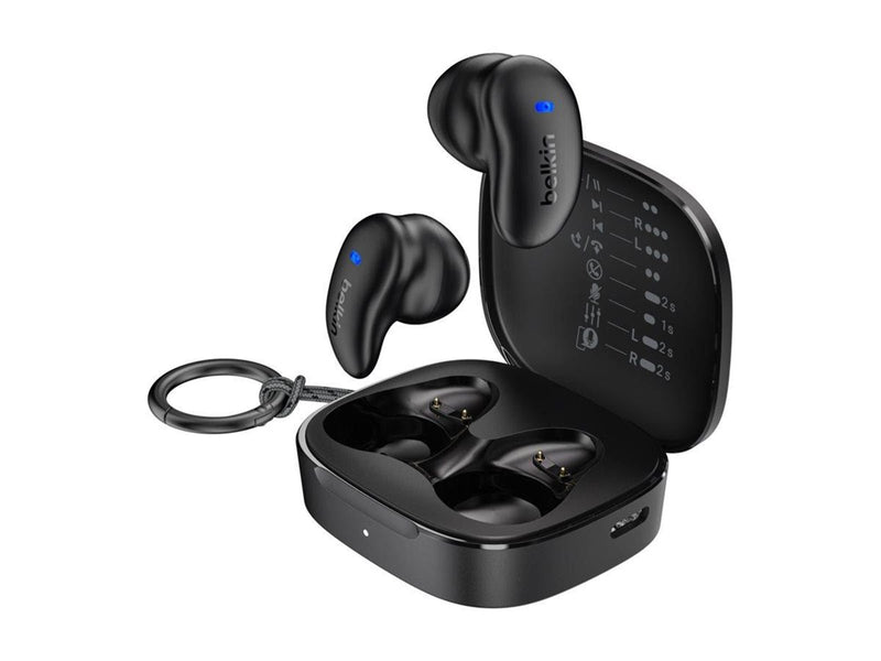 Belkin SoundForm Anywhere True Wireless Earbuds - Black