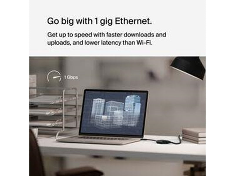 Belkin USB-C Ethernet Adapter 100W PD