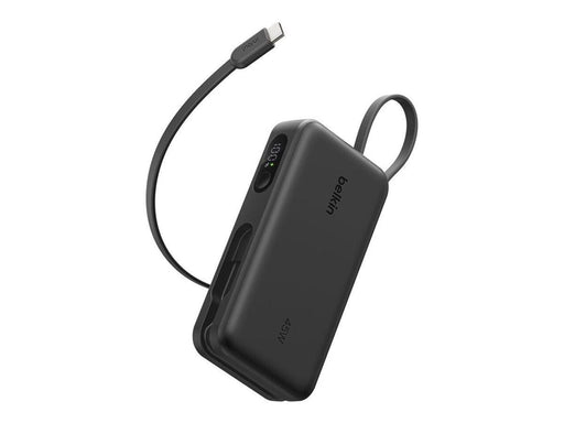 Belkin UltraCharge power bank - with integrated cable and display - USB USB-C - 45 watt - 10000 mAh