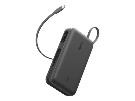 Belkin UltraCharge power bank - with integrated cable and display - USB USB-C - 45 watt - 20000 mAh