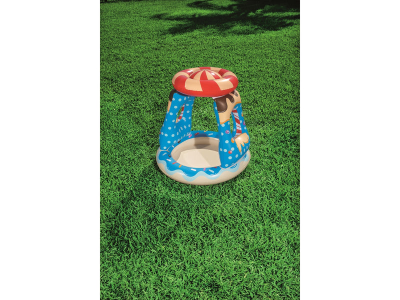Bestway Candyville Toddler Inflatable Paddling Pool with Sunshade
