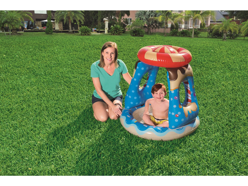 Bestway Candyville Toddler Inflatable Paddling Pool with Sunshade