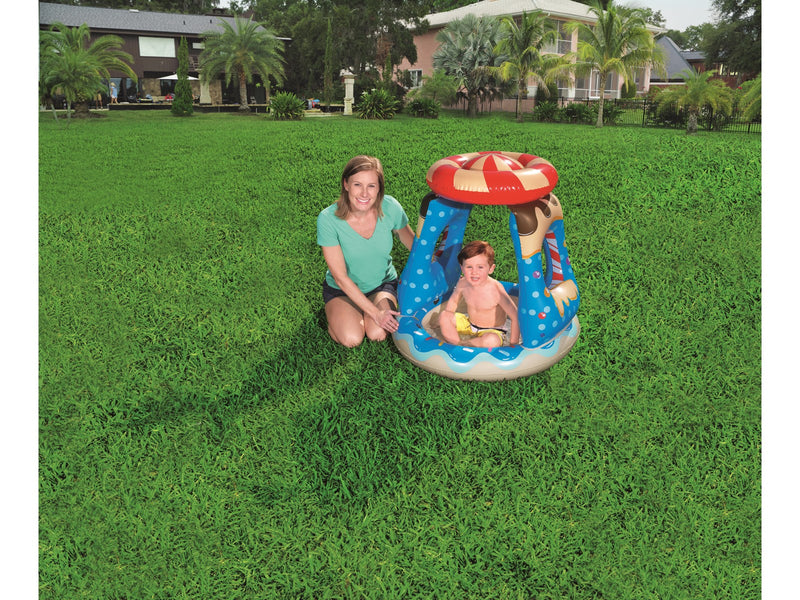Bestway Candyville Toddler Inflatable Paddling Pool with Sunshade