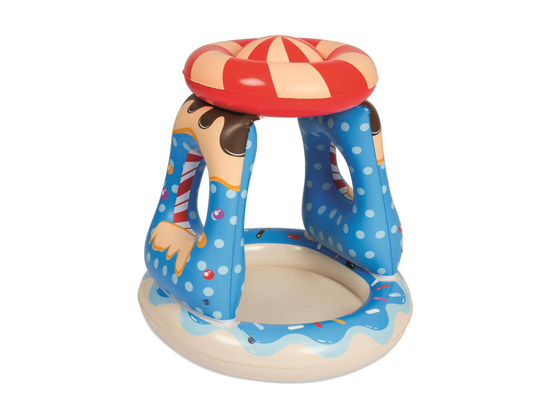 Bestway Candyville Toddler Inflatable Paddling Pool with Sunshade
