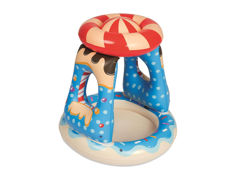 Bestway Candyville Toddler Inflatable Paddling Pool with Sunshade