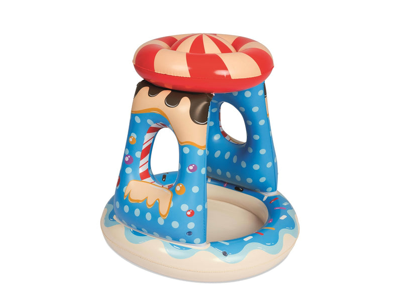 Bestway Candyville Toddler Inflatable Paddling Pool with Sunshade