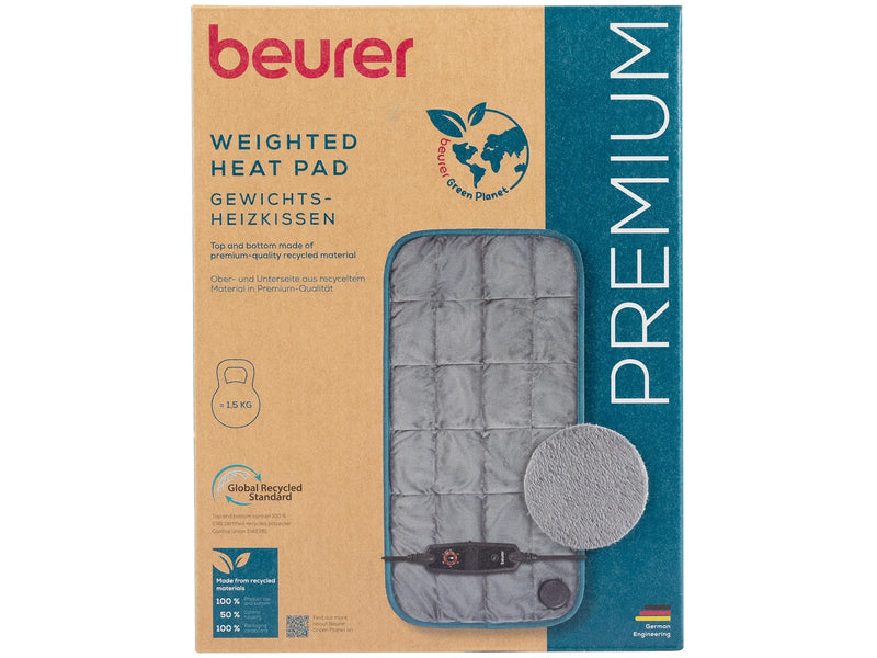 Beurer HK145 Green Planet heating pad with 1.5 kg additional weight