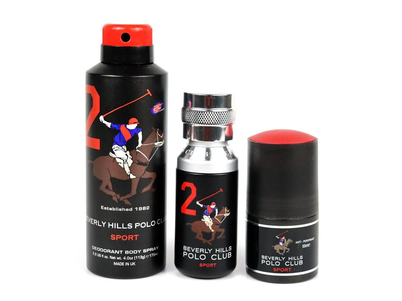 Beverly Hills Polo Club Set : 1982 - Sport 2 Eau De Toilette, For Men