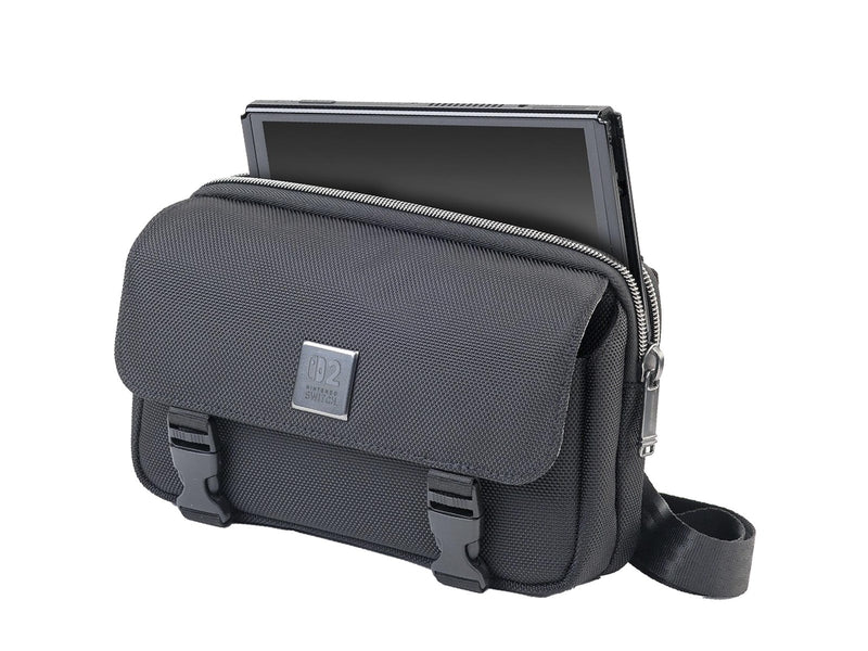 BigBen Interactive Official Horizontal Bag - Black (Nintendo Switch 2/Nintendo Switch) - Miscellaneous Zubehör für Spielkonsole - Nintendo Switch