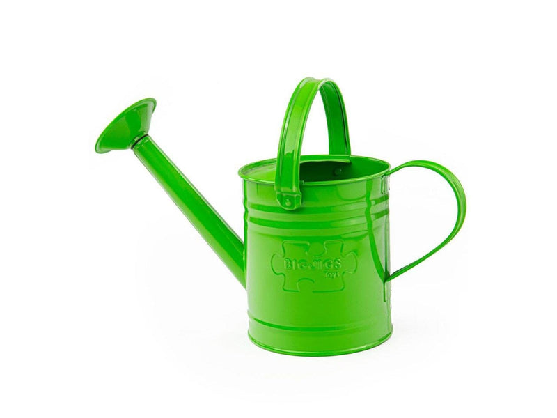Bigjigs Green Metal Watering Can