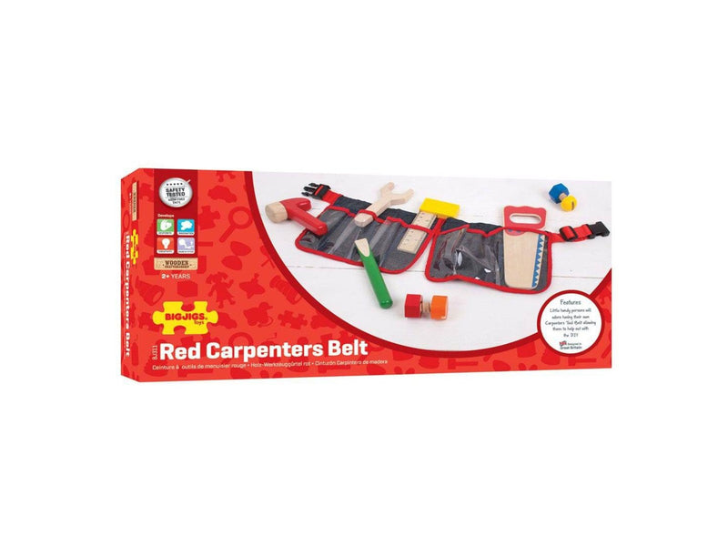 Bigjigs Red Tool Belt