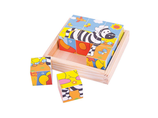 Bigjigs Safari Blockpuzzel Holz