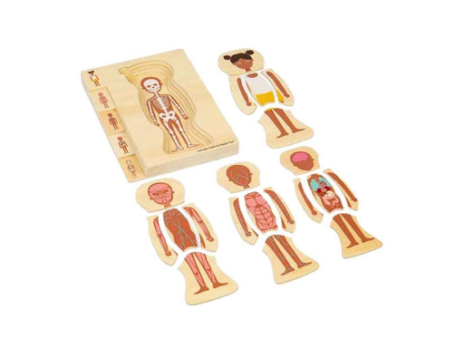 Bigjigs Wooden Anatomy Puzzle - Girl 26pcs.