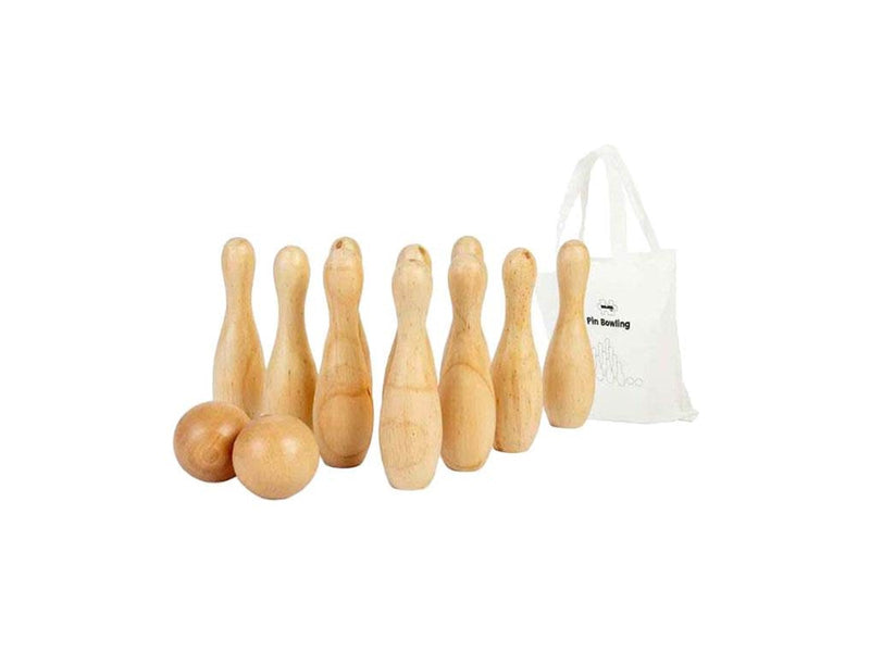 Bigjigs - Wooden Bowling Set 12 pcs.