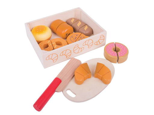 Bigjigs Wooden Box with Sliced ​​Bread 17pcs.