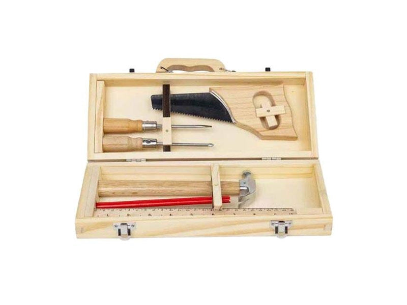 Bigjigs Wooden DIY Tool Box 6pcs.
