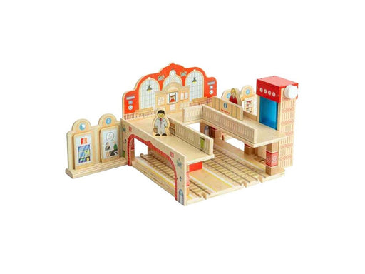 Bigjigs Wooden Grand Central Station Playset