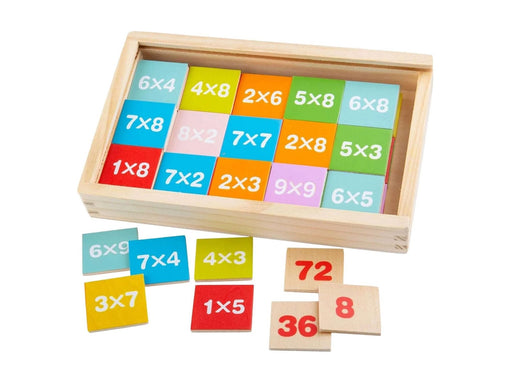 Bigjigs Wooden Leather Tables - 81 pcs.