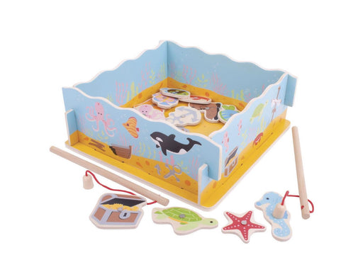 Bigjigs Wooden Magnetic Fishing Game
