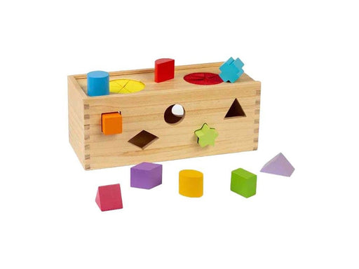 Bigjigs Wooden Mystery box Shape sorter 10 pcs.
