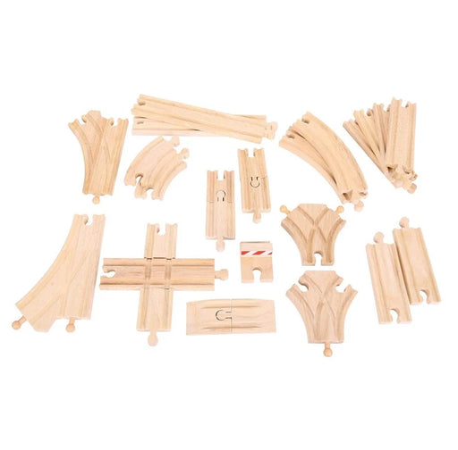 Bigjigs Wooden Rails Expansion Set 25 pcs.