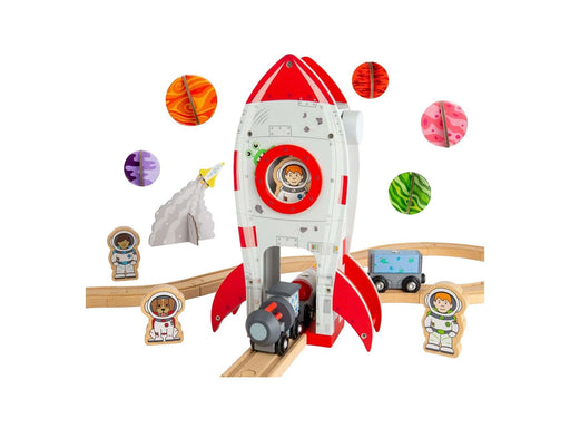Bigjigs Wooden Rails - Rocket