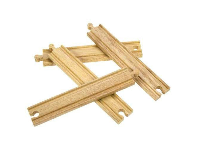 Bigjigs Wooden Rails - Straight Long